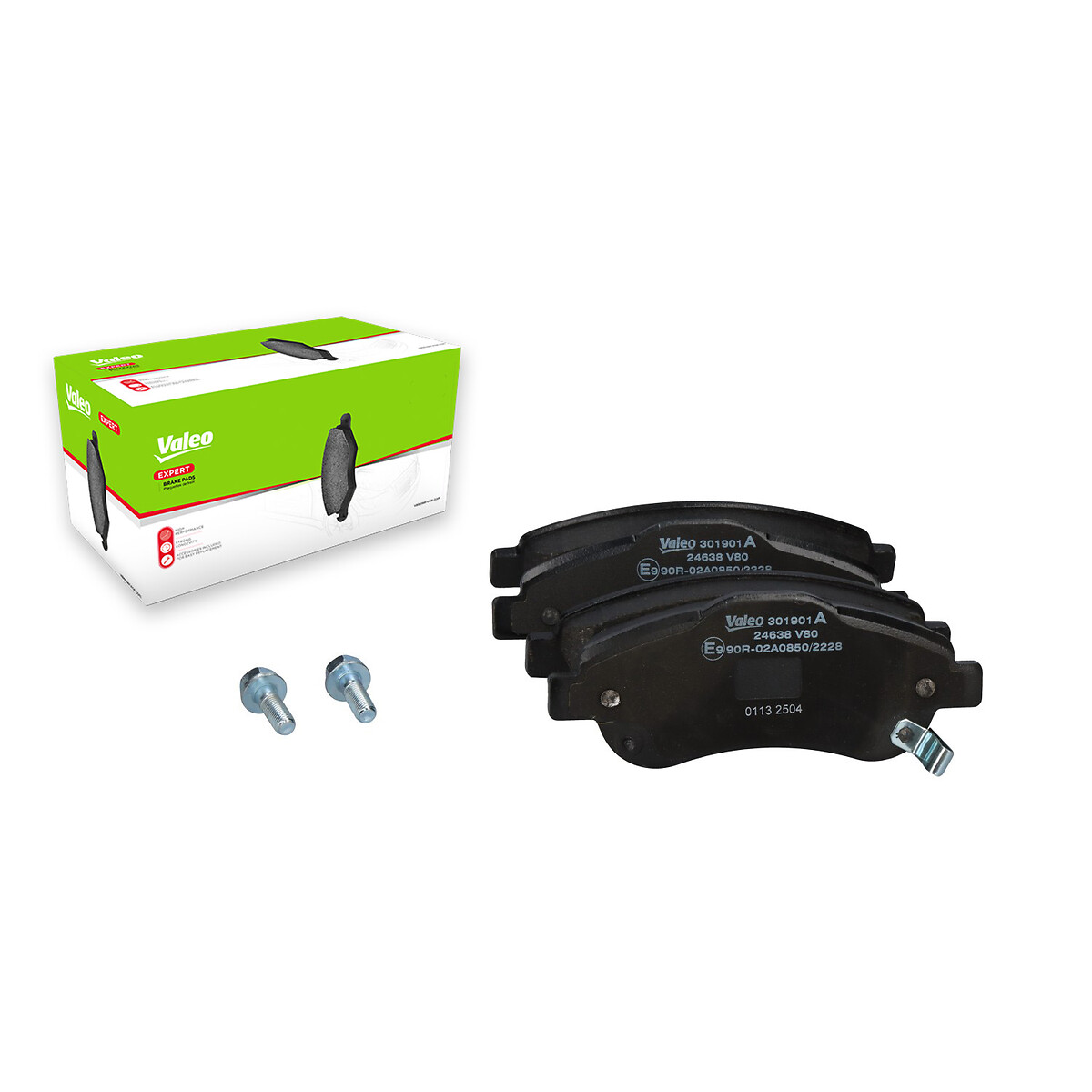 Jeu de 4 plaquettes de frein VALEO ref. 301901A